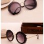 JIE.B Round Rimless Sunglasses Women Vintage Sun Glasses Women Female Brand Design Mirrored Lens UV4
