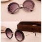 JIE.B Round Rimless Sunglasses Women Vintage Sun Glasses Women Female Brand Design Mirrored Lens UV4