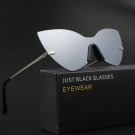 2017 New Oversize Cat Eye Sunglasses Women Fashion Summer Style Big Size Frame Mirror Sunglasses Fem