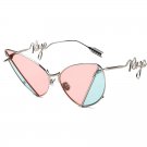 Luxury 2 Colors Mixed Lens Cat Eye Frame Party Sunglasses Cosy Shades Men Women Brand Designer Eyewe