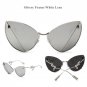 Luxury 2 Colors Mixed Lens Cat Eye Frame Party Sunglasses Cosy Shades Men Women Brand Designer Eyewe
