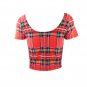 EAST KNITTING DROP SHIPPING X-175 New 2016 Summer Tartan Red Booty Shorts Print women CLOTHING fashi