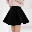 2017 Autumn Short Skirt Women Solid Colors Lolita High Waist Tutu Skirt Warm Space Cotton Elastic Ca