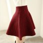 Skirt Style 2018 Winter Skirts Women Knitted Skirt High Waist Pleated mini Skirt Casual Elastic Flar