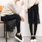 Lace skirt summer women skirt lace mesh tulle pencil skirt transparent mini  high waist short  vinta