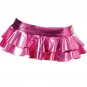 Women Sexy Mini Skirt Super Short Metallic Emotional Clubwear Pleated Skirt