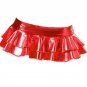 Women Sexy Mini Skirt Super Short Metallic Emotional Clubwear Pleated Skirt