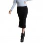 Hot New Sexy Women Chic Pencil Skirts Office Look knitting Mid-Calf Solid Skirt Casual Slim Hip ladi