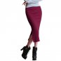 Hot New Sexy Women Chic Pencil Skirts Office Look knitting Mid-Calf Solid Skirt Casual Slim Hip ladi