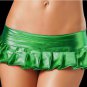 Women Hot Sexy Latex Skirts Suit Pole Dance Clubwear Patent Leather Micro Mini Skirts Set Nightclub