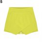 Women\'s Summer Sexy Casual Asymmetrical Front Candy Color Tulip Skort Shorts