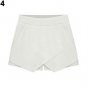 Women\'s Summer Sexy Casual Asymmetrical Front Candy Color Tulip Skort Shorts