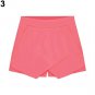 Women\'s Summer Sexy Casual Asymmetrical Front Candy Color Tulip Skort Shorts