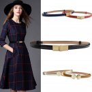 2018 high quality famous brand ladies decorative extravagant belt, fashion belt with simple skirt al