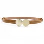 2018 high quality famous brand ladies decorative extravagant belt, fashion belt with simple skirt al