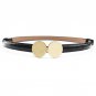 2018 high quality famous brand ladies decorative extravagant belt, fashion belt with simple skirt al