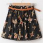 2018 Summer Hot Sale Women\'s Mini Skirts Floral Printed Saias Female Chiffon Casual Sexy Jupe Femme