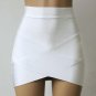 Lady Synthetic Fiber Hem Bandage Party Asymmetrical Skirt Fitted Wiggle Slim Pencil Mini Skirt Y8664