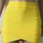 Lady Synthetic Fiber Hem Bandage Party Asymmetrical Skirt Fitted Wiggle Slim Pencil Mini Skirt Y8664