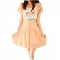 Hot Women Chiffon Flared Skirt With Suspenders Braces Pastel Elastic Waist Solid Skirts B3