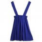 Hot Women Chiffon Flared Skirt With Suspenders Braces Pastel Elastic Waist Solid Skirts B3