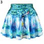 2015 New Style Women\'s Vintage High Waist Pleated Short Floral Mini Skirt Skater Flared bust skirt