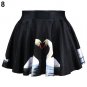 2015 New Style Women\'s Vintage High Waist Pleated Short Floral Mini Skirt Skater Flared bust skirt