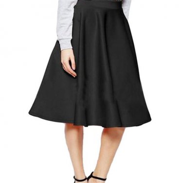 Summer Style Korean version Skirts safty Knee-Length skirt women\'s spring and summer high waist ple