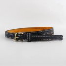HOT casual Thin belt strap female vintage pin buckle fashion simple wild small black leather belts f