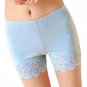 Woman Summer Safety Short Pants Breathable Shorts For Under Skirts Pant Hollow Out Burning Flowers E
