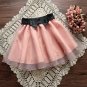 New Women Tutu Pleated Beads Skirts Organza Bow Knot  Skirt Sexy High Waist Tulle Skirts Women Skirt
