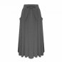 New Women Skirts Spring Autumn Drawstring Elastic High Waist Casual Long Skirt Ladies Sexy Pleated P