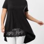 Fashion Girl Mini Lace Skirts Extender Sheer Solid Color Straight Short Skirts Girl Casual Big Size