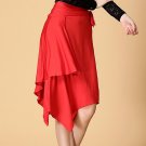 Lady Latin Dance Skirt For Sale Red/Black/Leopard Cha Cha/Rumba/Samba/Tango Dresses For Dancing Prac