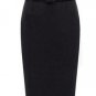 New Fashion Autumn Winter Style 2017 Cotton Plus Size High Waist Saias Femininas Casual Midi Pencil 