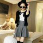 Korean Knitting Pleated Disorderly And Short Skirts For Women New 2016 Autumn Fashion Solid High Wai