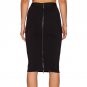 FANALA OL Skirts Women 2018 Slim Fitted Pencil Skirt Knee Length High Waist Straight Women Back Zipp