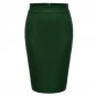 FANALA OL Skirts Women 2018 Slim Fitted Pencil Skirt Knee Length High Waist Straight Women Back Zipp