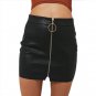 Office Lady IntellectualSexy Metal Ring Zipper Bag Hip Tight Skirt Women Girls Pencil Empire Skirt