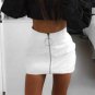 Office Lady IntellectualSexy Metal Ring Zipper Bag Hip Tight Skirt Women Girls Pencil Empire Skirt