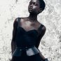 Sexy leather skirt punk catwalk models wild temperament belts Leisure bound decoration split thin le
