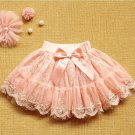 Children Pink Skirts Kid Clothes Baby Girl Multilayer Tulle Party Dance Bow Cake Tutu Skirts Summer 