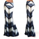 new fashion sexy hot casual print empire Women Long Gypsy High Waist Maxi Skirts Stretch Full Length
