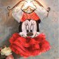 Girls sets two piece Cartoon Clothing Set tshirt and tutu skirt Children Toddler Baby Girl cute Minn