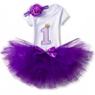 Baby Clothing Sets Newborn Baby Girl Clothes 1 Year 1st Birthday Dress for Party Outfits Romper+Skir