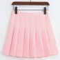 2017 A-line Mini Skirts High Waist Lolita Denim Pleated skirts girls Sailor Skirt Japanese school un