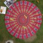 Chiffon round shawl wrapped skirt yoga mat beach towel shawl beach mat wall Anti-sunburn saida de pr