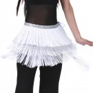 Belly Dance Belt for Women Waistband 3 Layers Tassel Belly Dance Hip Scarf Skirt Scarf Wrap Performa