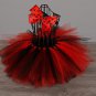 Hot Baby Red Tutu Skirts Infant Girl 100% Handmade Tulle Ballet Pettiskirts with Flower Headband Kid