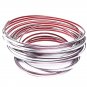6mm-8mm x15M Universal Car Body Kit Side Skirt PVC Chrome Anti-Collision Strip Auto Window Moulding